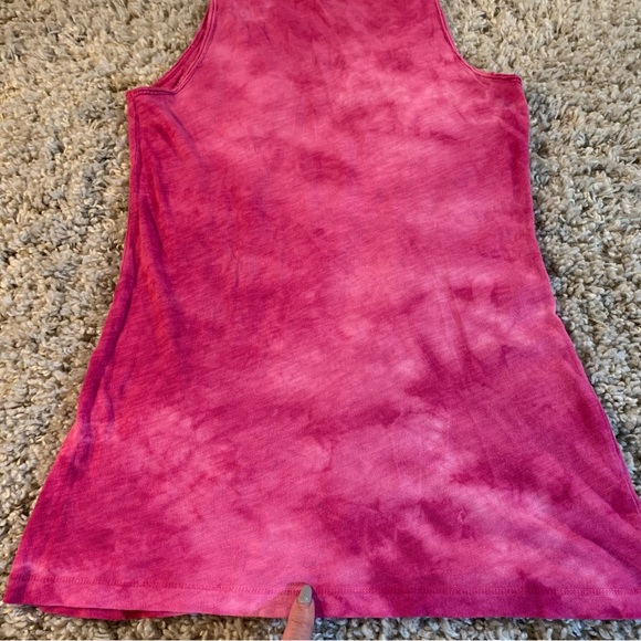Billabong Pink Tie Dyed Tank Women’s Size Large - Picture 6 of 6